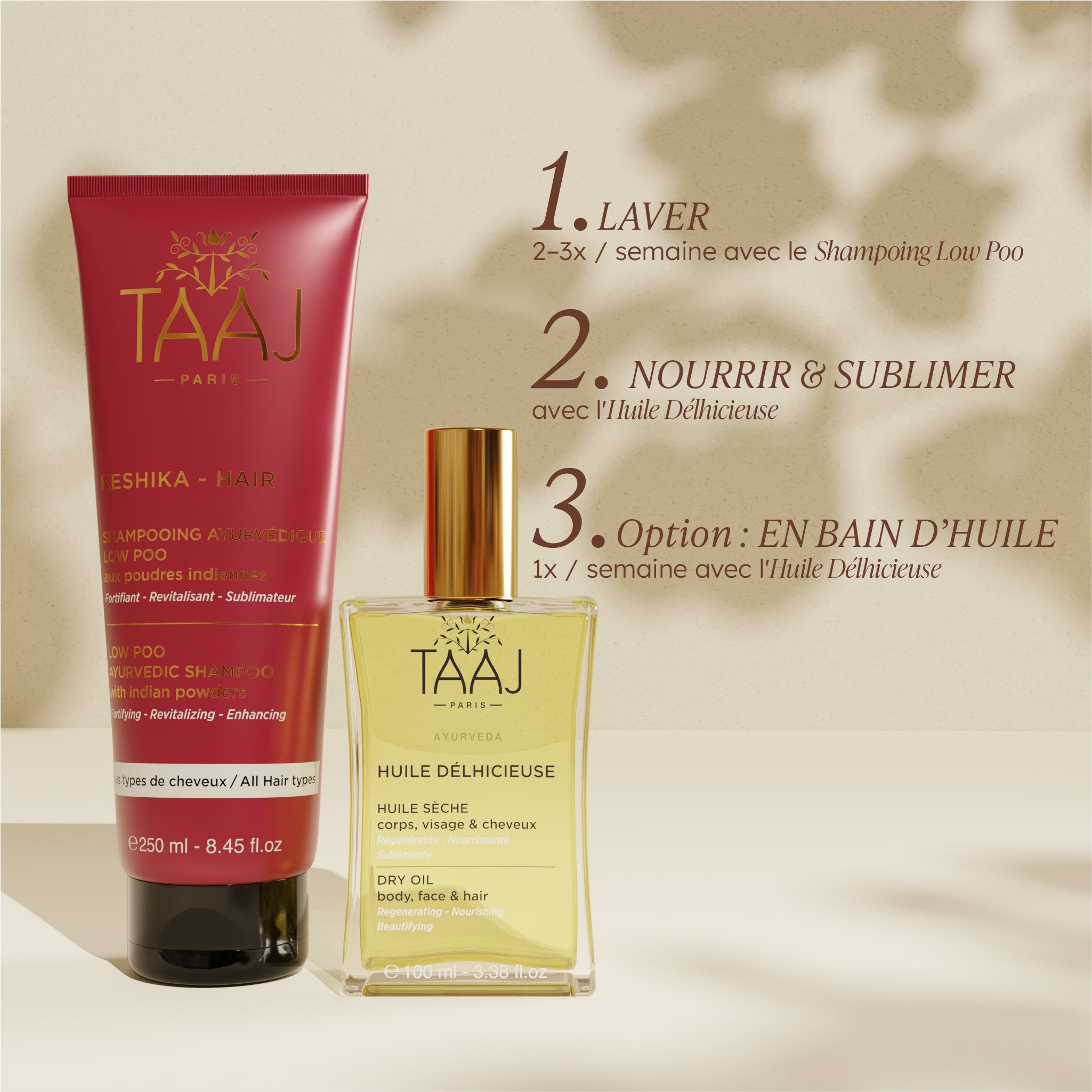 Rituel capillaire ayurvédique