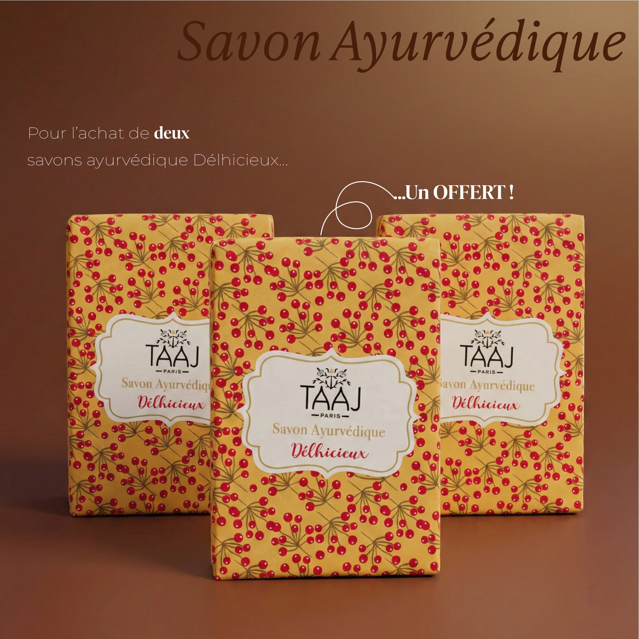 Trio Savon ayurvédique délhicieux