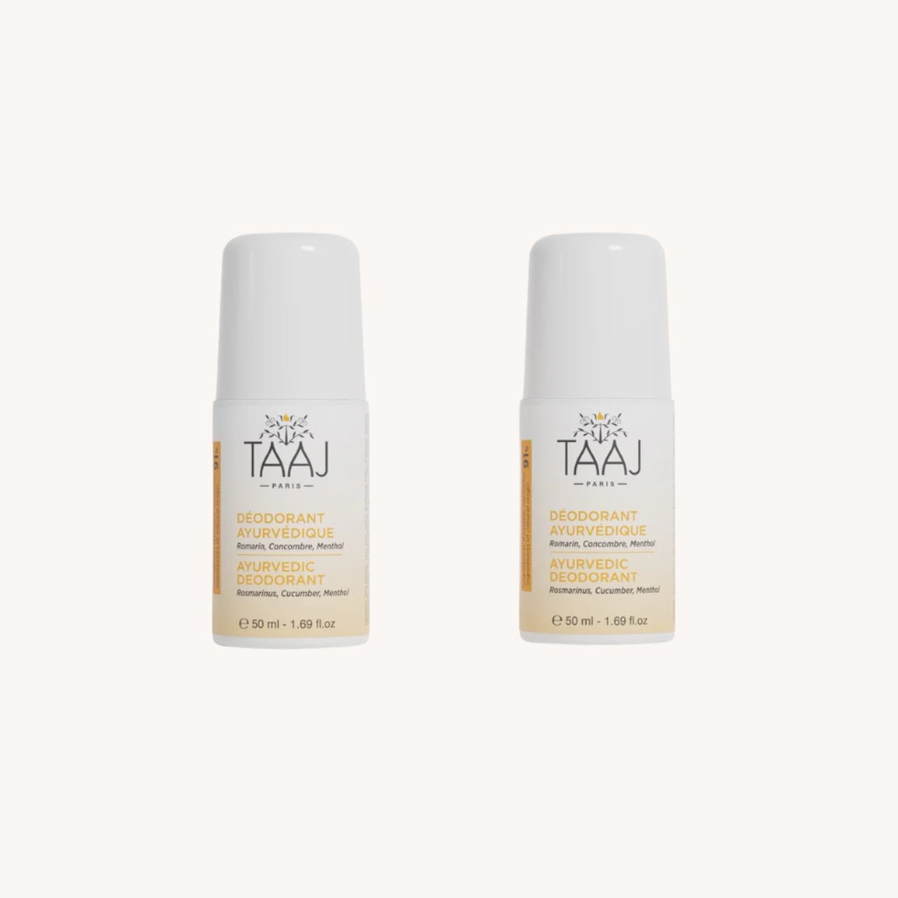 Duo Déodorants ayurvédique - TAAJ PARIS