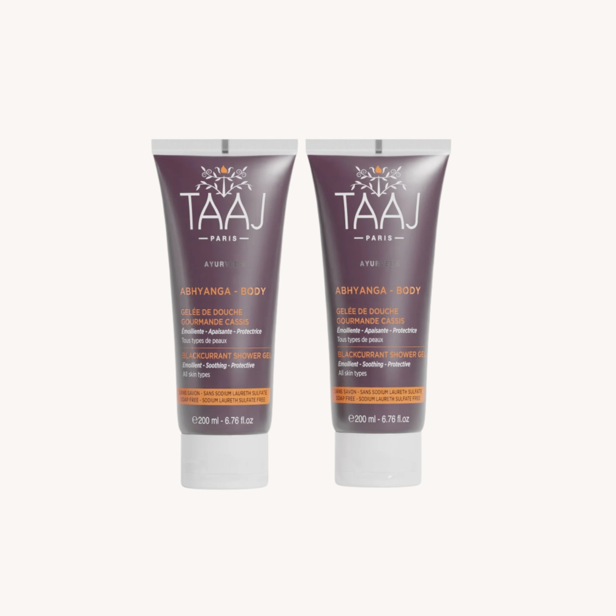 Duo Gelées de douche gourmande cassis - TAAJ PARIS