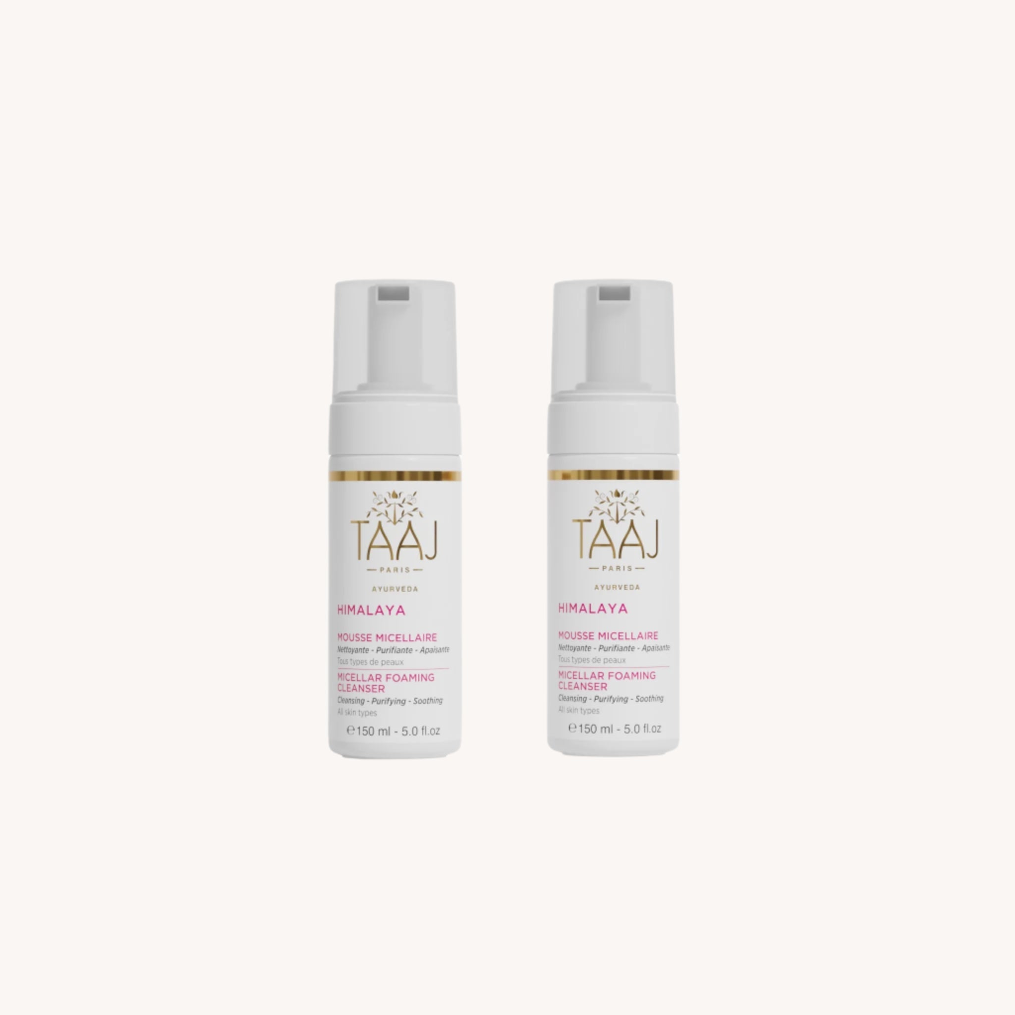 Duo Mousses micellaire - TAAJ PARIS