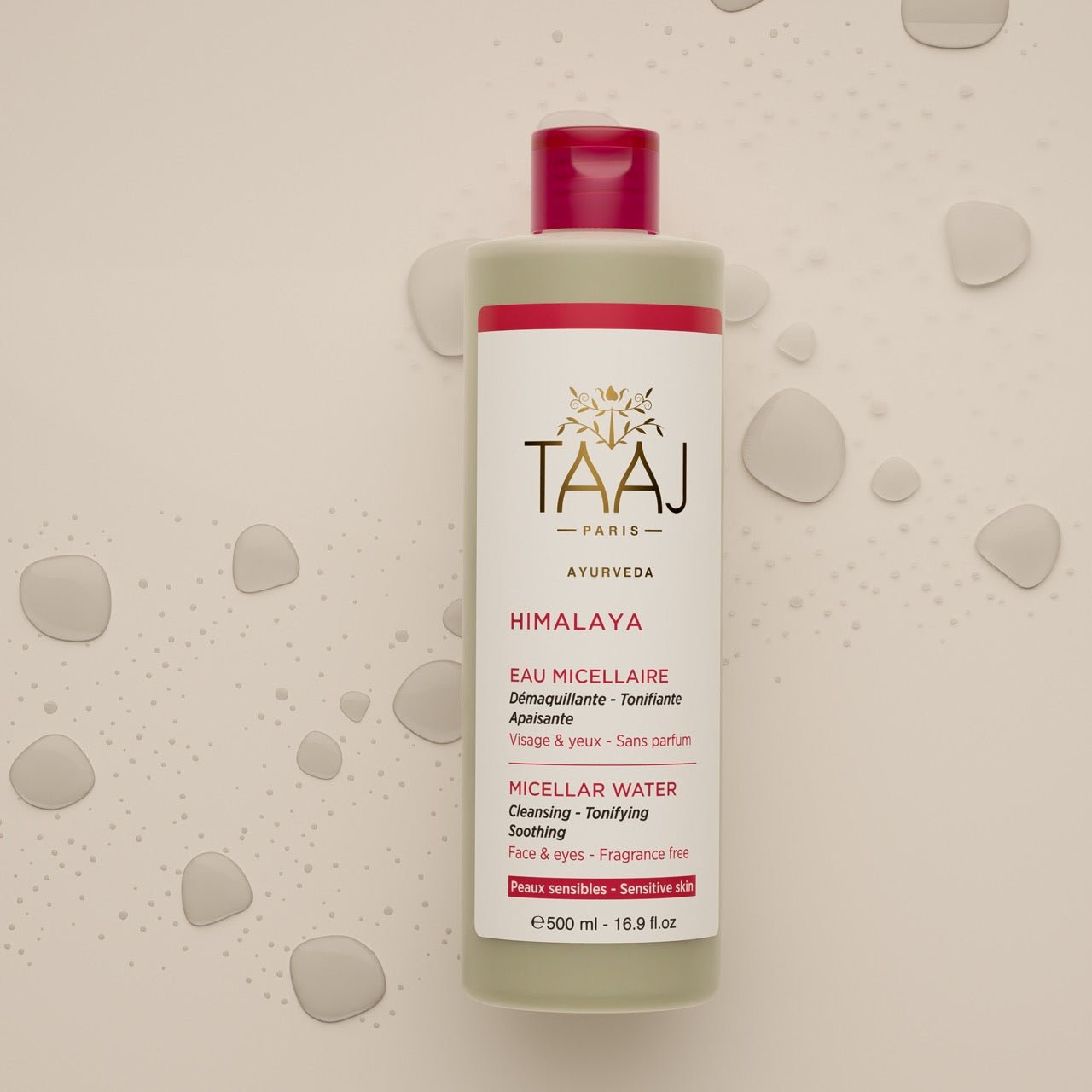 Eau Micellaire Peaux Sensibles - TAAJ PARIS