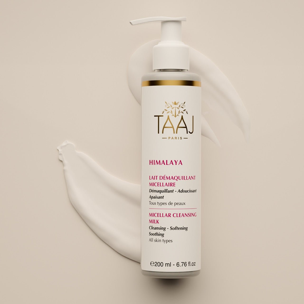 Lait Démaquillant Micellaire - TAAJ PARIS