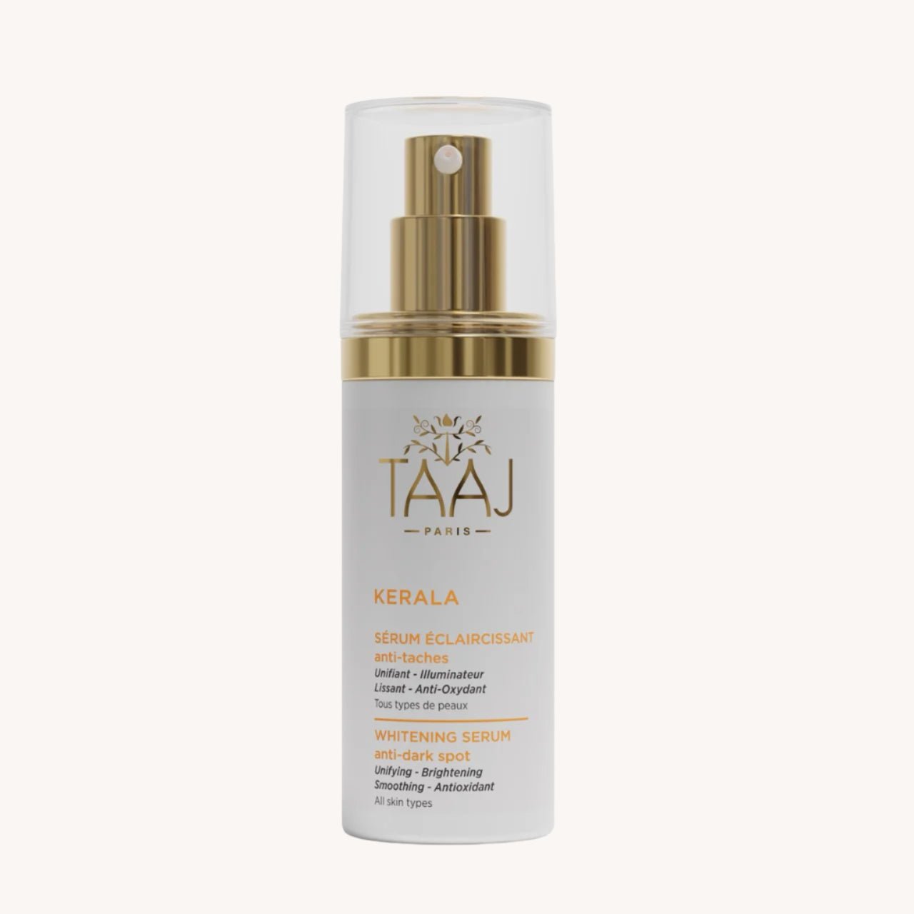 Sérum Éclaircissant Anti - tâches - TAAJ PARIS