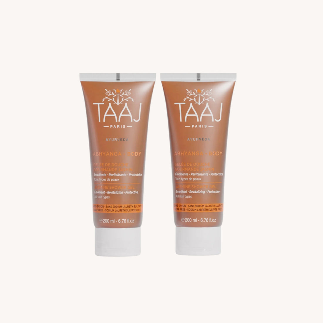 Duo Gelées de douche gourmande jasmin - TAAJ PARIS