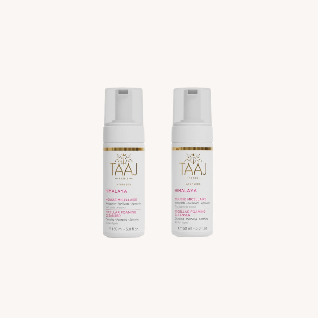 Duo Mousses micellaire - TAAJ PARIS