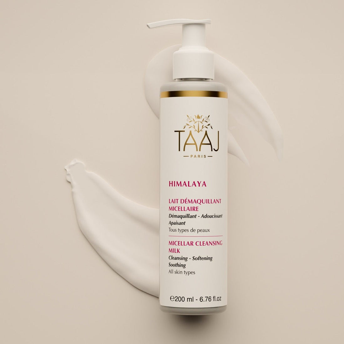 Lait Démaquillant Micellaire - TAAJ PARIS