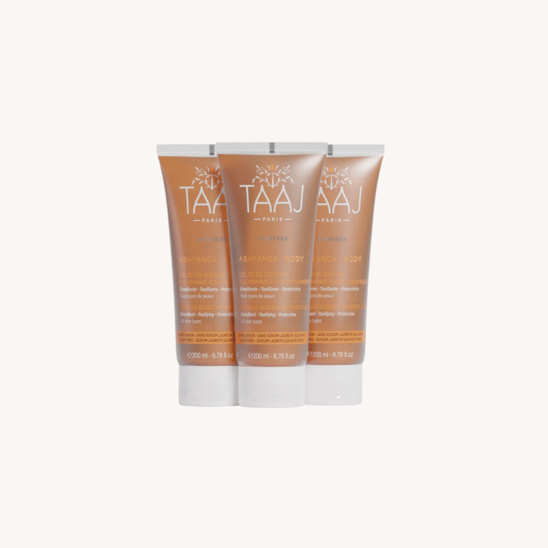 Trio Gelées de douche gourmande fleur d&